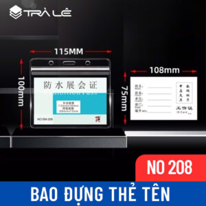Bao đựng thẻ tên 208