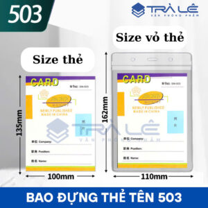 Bao đựng thẻ tên 503