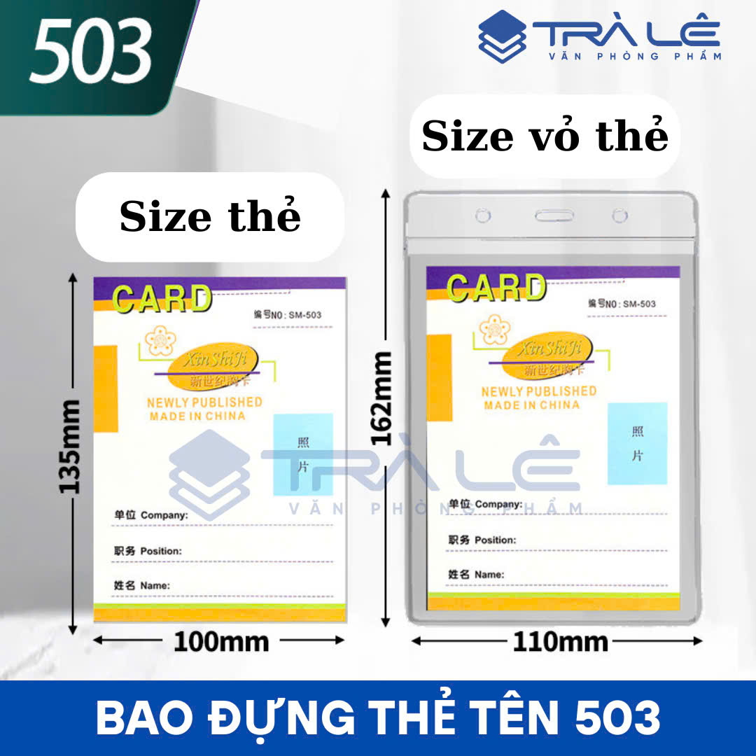 Bao đựng thẻ tên 503