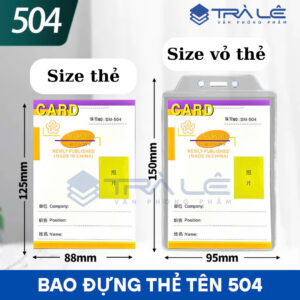 Bao đựng thẻ tên 504