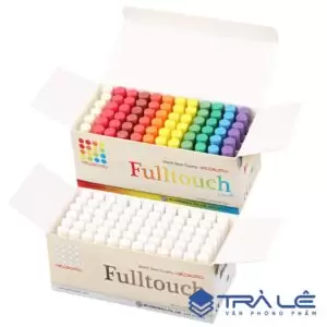 Phấn Hagoromo Fulltouch hộp 72 viên, viết êm, màu sắc rõ nét, ít bụi, dễ lau bảng. Có phấn trắng, phấn vàng và phấn màu, phù hợp giáo viên, trường học.