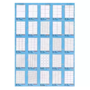 giấy dính Tomy A4 các số hộp 100 tờ