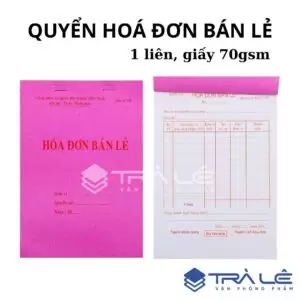 hoa đơn bán lẻ