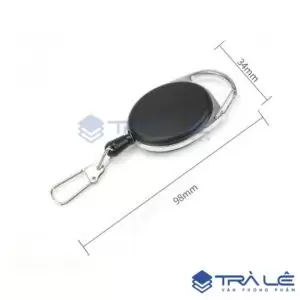 Móc đeo thẻ co rút kéo dài 60cm, tiện lợi dùng cho thẻ nhân viên