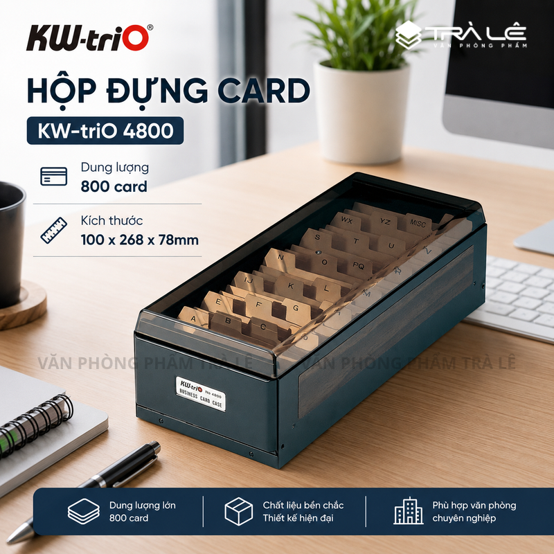 Hộp Đựng Card Visit KW-triO 4800 (800 card)