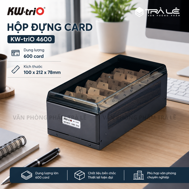 Hộp Đựng Card Visit KW-triO 4600 (600 card)