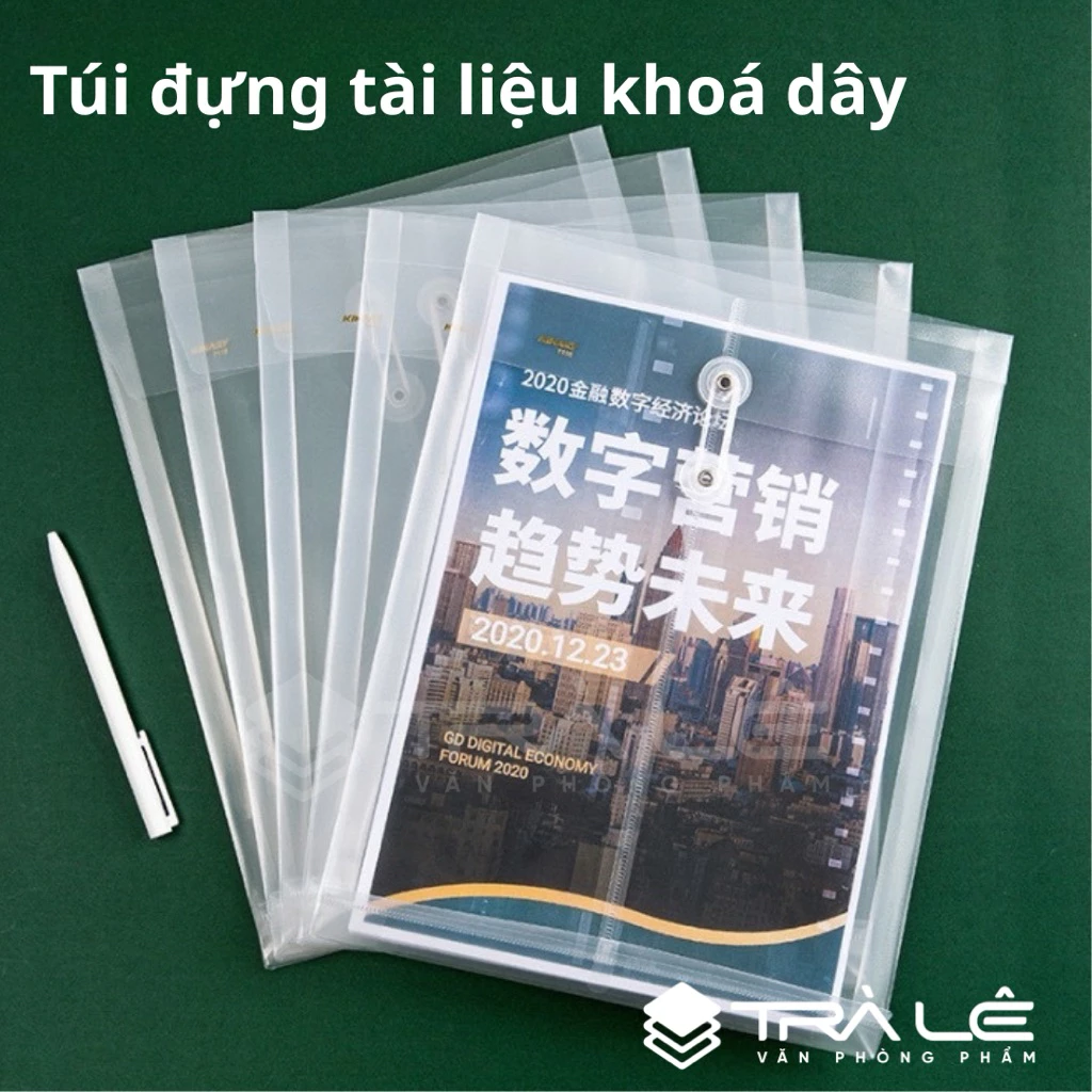Túi Đựng Tài Liệu Khóa Dây A4