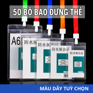 Bao Đựng Thẻ Chống Nước Kèm Dây Đeo